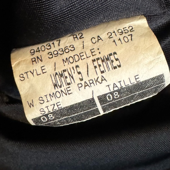 Vintage ROFFE w/ Gold Belt Ski Snowboarding Jacket Coat USA M / 8 - Picture 11 of 15